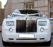 Rolls Royce Phantom - White hire  in Denbighshire
